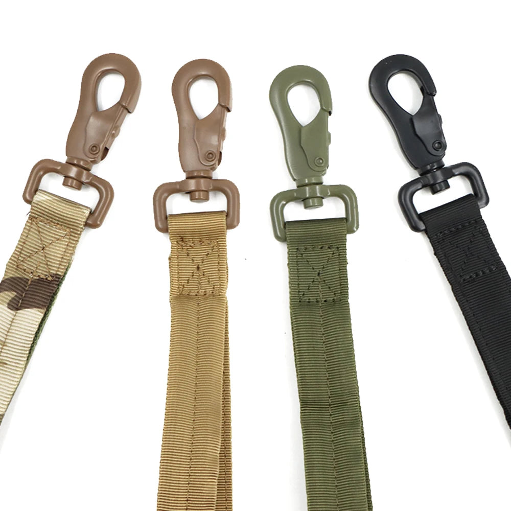 Tactical Bungee Dog Leash Quick Release Elastic Leash with 2 Control Handles Premium Quality Adjustable Four Colors