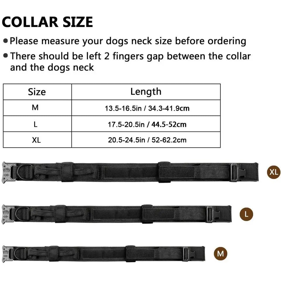 Tactical Dog Harness Leash Collar Molle Pouches for Medium Large Dogs Training Military Pet Vest Adjustable Service Dog Harness