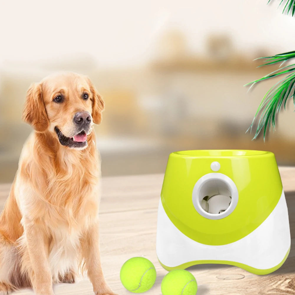 Mini Tennis Throwing Pinball Machine Fun Interactive Throw Catapult Ball Launcher Dog  Dogs Ball Catapult Pet Interactive