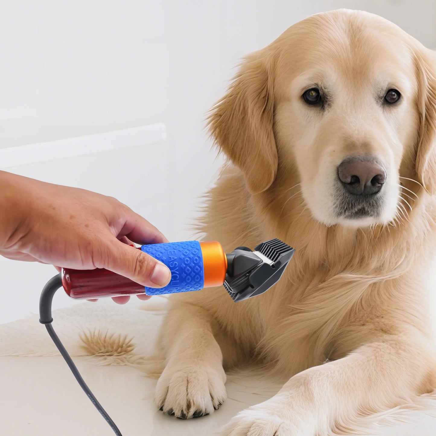 36W Professional Dog Clipper & Cat Hair Trimmer Pet Grooming Kit Adjustable Clipper Comb & Detachable Blades Trimmer