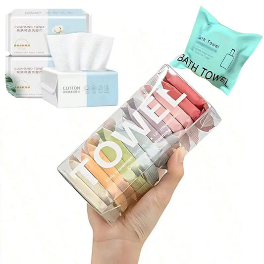 Thickened Disposable Face Towels A Pack Of 14 Pieces Compressed Disposable Washcloths, Cruise Essentials, Travel Essentials, Portable, Lightweight, Durable, Stylish, For Home Compressed Travel Towels - Quick Dry Portable Disp