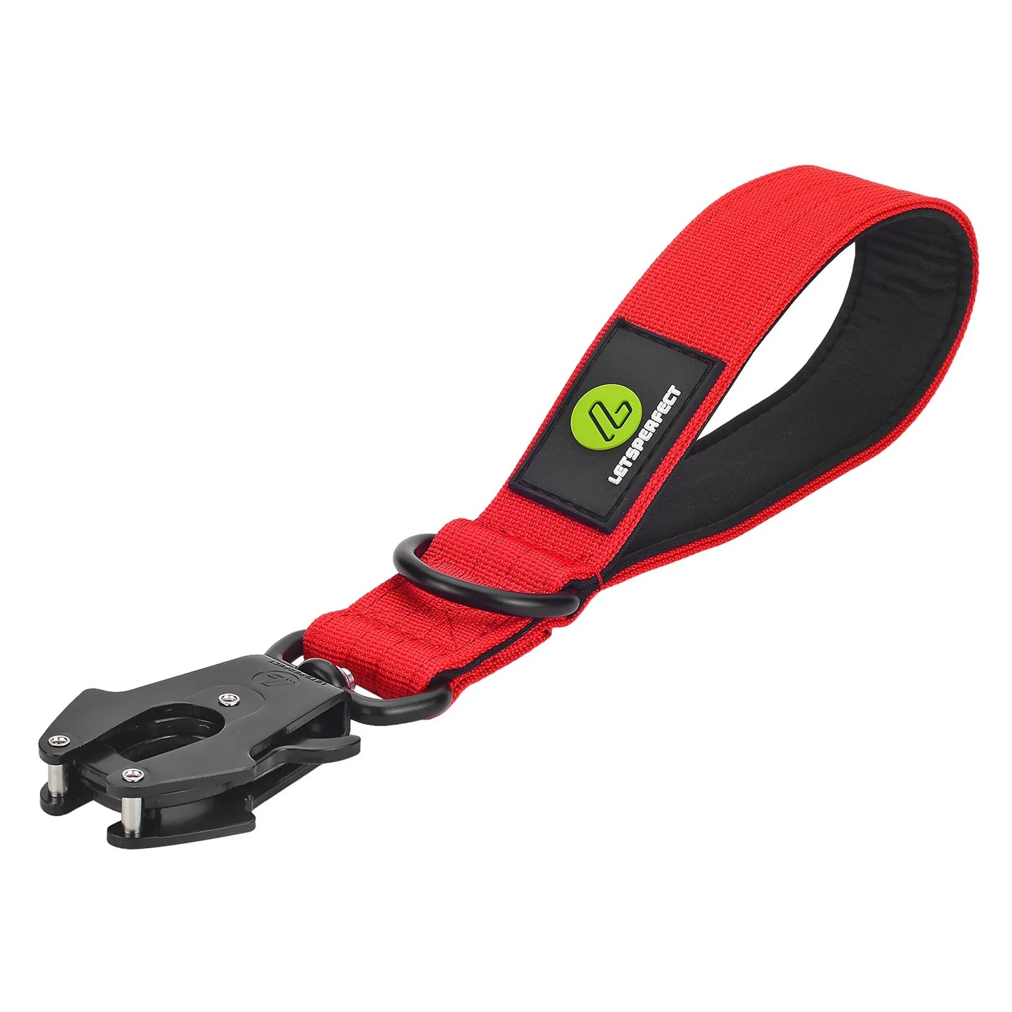 Short Dog Leash Traffic Padded Handle Heavy Duty Short Nylon Dog Lead for Training Control Reflective Threads Pet Leash