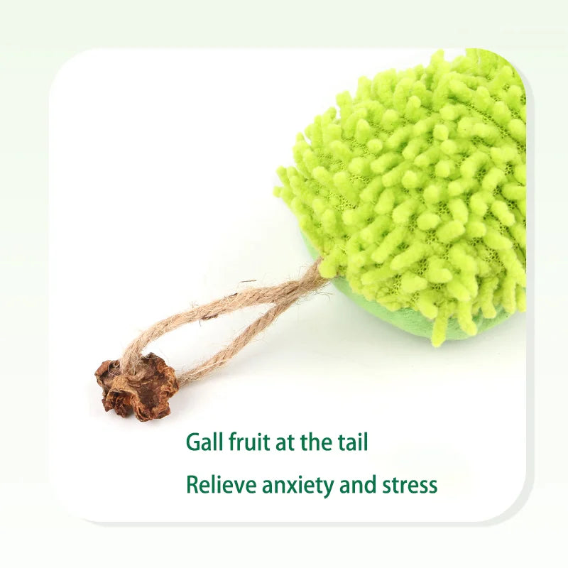 Cat Chew Toys Caterpillar Catnip Molar Toy Silvervine Cat Teaser Interaction Toy Clean Mouth Kitten Toy Pet Supplies Accessories