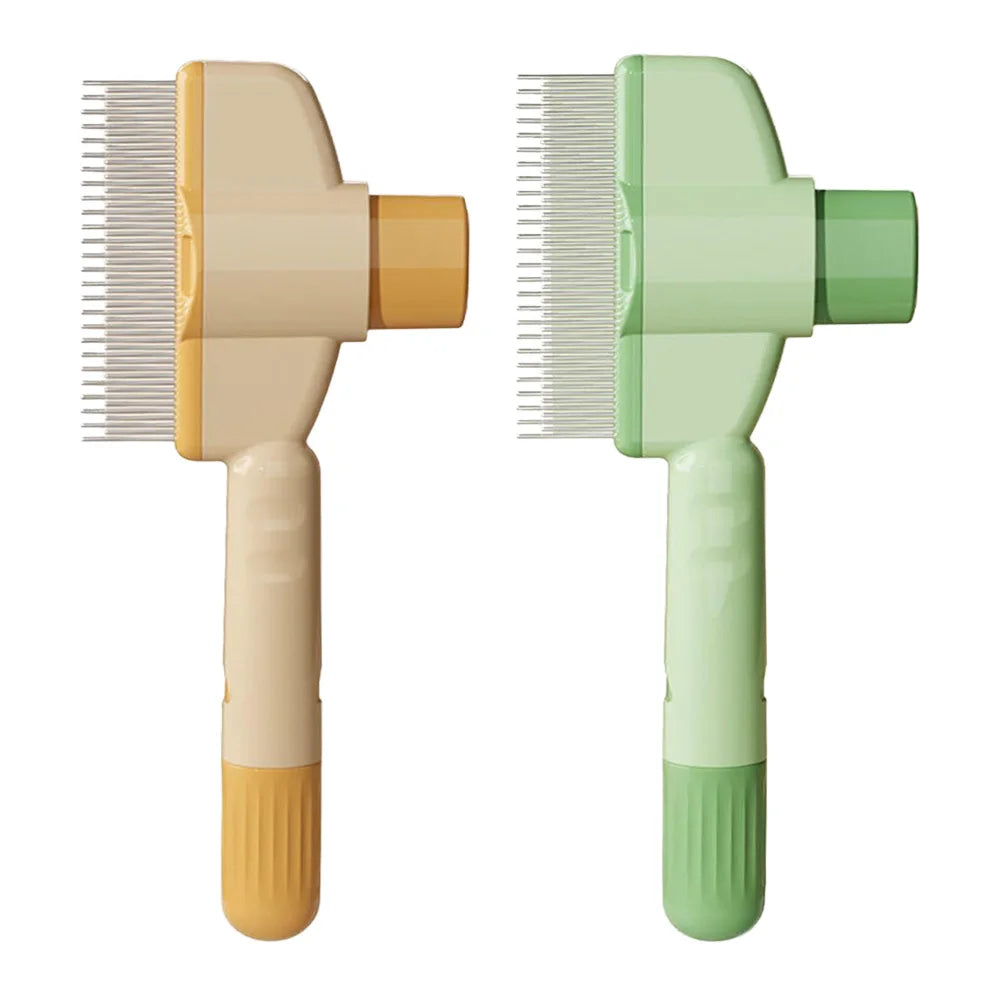 Stainless Steel Pet Grooming Brush Rustproof Pet Hair Remover Pet Cleaning Comb for Loosening Up Removing Debris