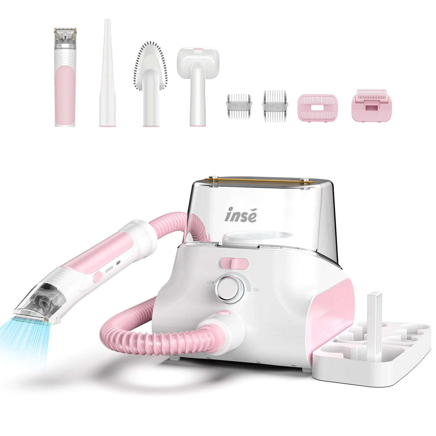 Pet Grooming Vacuum Ultra-Low Noise Pet Grooming Kits with 4.5L Large Capacity Dust Box Pet Clipper for Pet Hair Clean